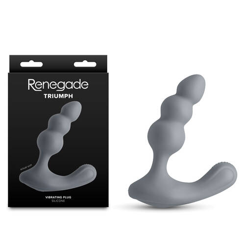 Renegade Thumper - Grey Grey 13.1 cm USB Rechargeable Prostate Massager