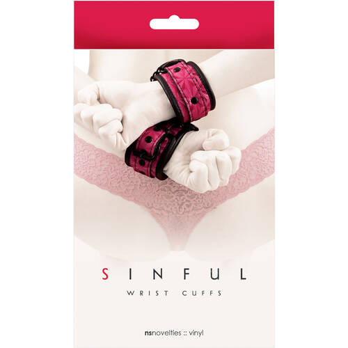 Faux Leather Wrist Cuffs