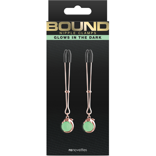 Bound Nipple Clamps G1 Rose