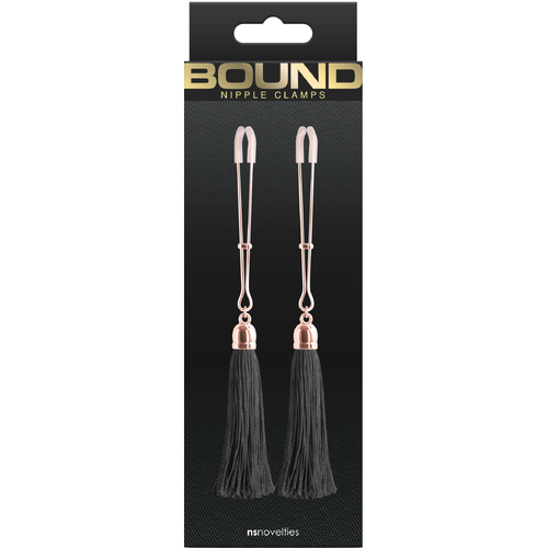 Bound Nipple Clamps T1 Black