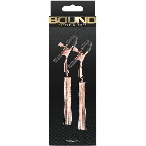 Bound Nipple Clamps D2 Rose