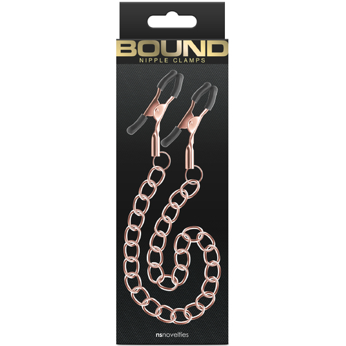 Bound Nipple Clamps Dc2 Rose