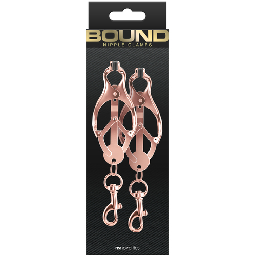 Bound Nipple Clamps C3 Rose Gold