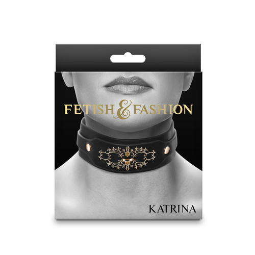 Fetish & Fashion - Katrina Collar - Black Black Collar