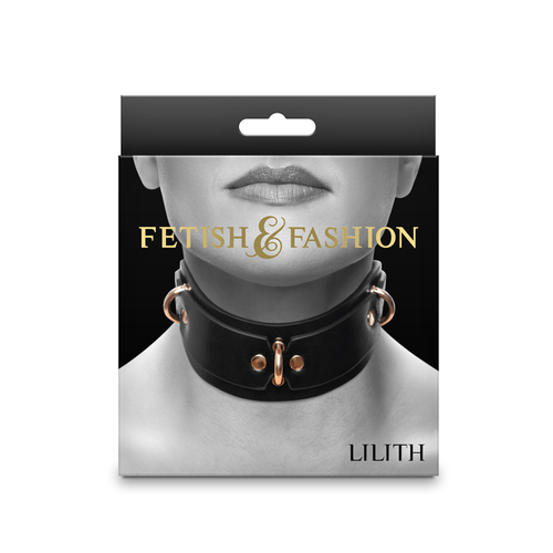 Fetish & Fashion - Lilith Black/Red Collar