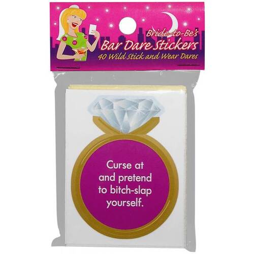 Bride-to-Be Bar Dare Stickers