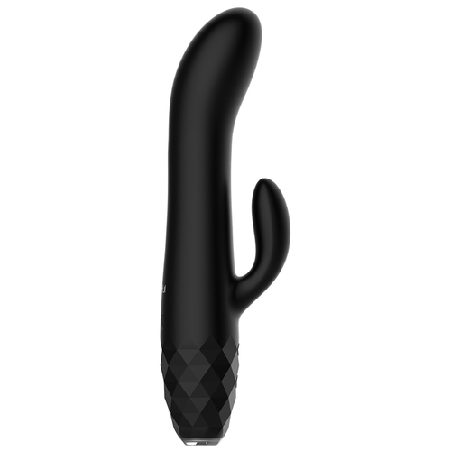 Playful Diamonds The Baroness - Rechargeable Rabbit Vibe Black