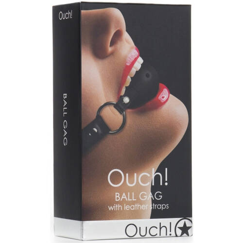 Ball Gag + Leather Straps