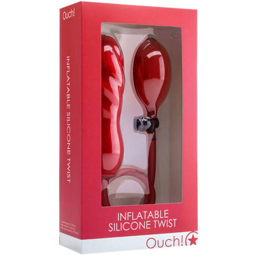 5.5" Inflatable Silicone Twist Dildo