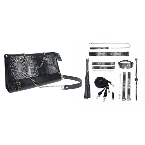 Ouch! Florence Collection Kit With Bag  Bondage Set With Bag 8 Piece Kit