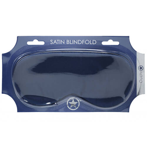 OUCH! Satin Mask - Navy Navy Blue Eye Mask