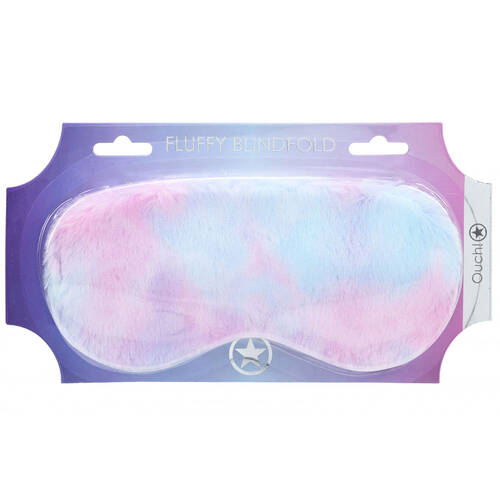 OUCH! Fluffy Mask - Multicolor 2 Coloured Fluffy Eye Mask