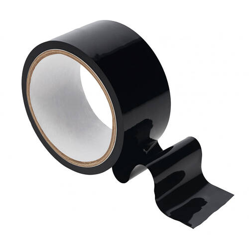 OUCH! PVC Non-Stick Tape - Black Black Bondage Tape - 20 metre Length