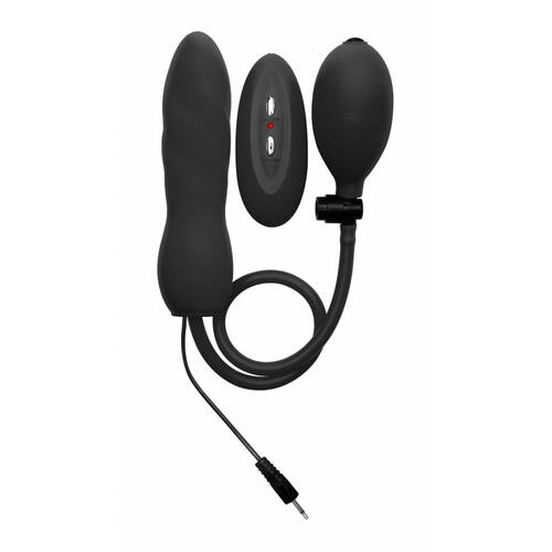 5.5" Inflatable Vibrating Silicone Dildo