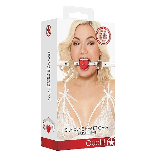 Silicone Nurse Heart Mouth Gag