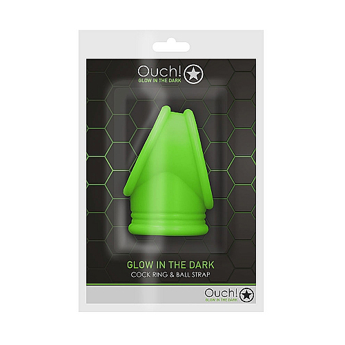 Glowing Cock & Balls Ring