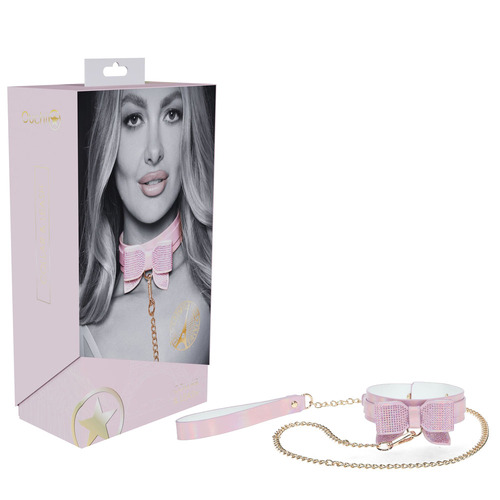 Ouch! Paris Collection Collar With Leash  Restraint