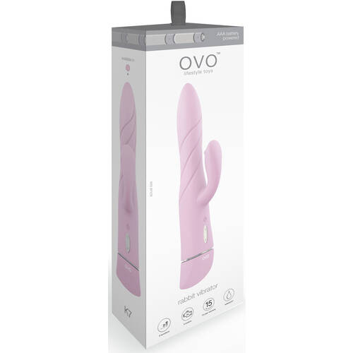 4.5" K7 Twisty Rabbit Vibrator