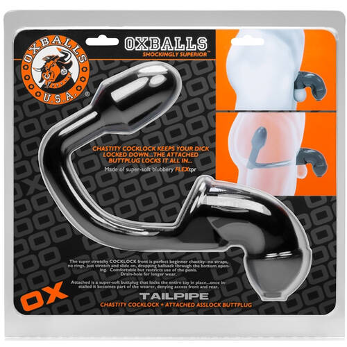 Tailpipe Chastity Cock Lock