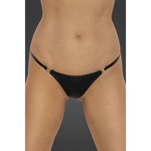 Power Wetlook Panty/Gold Clasp L