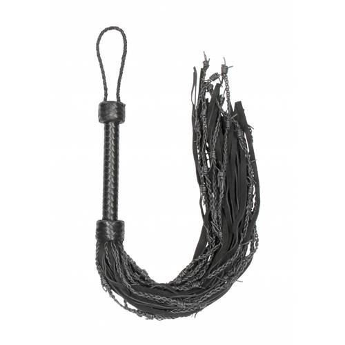 Leather Suede Barbed Wired Flogger