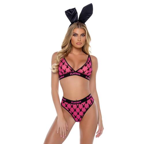Playboy Flocked Bunny Set M