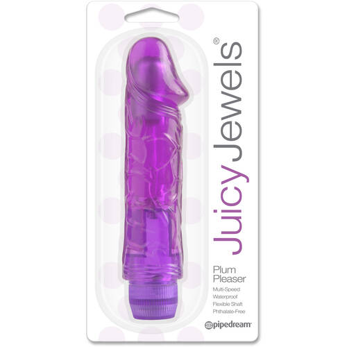 5" Plum Pleaser Jelly Vibrator