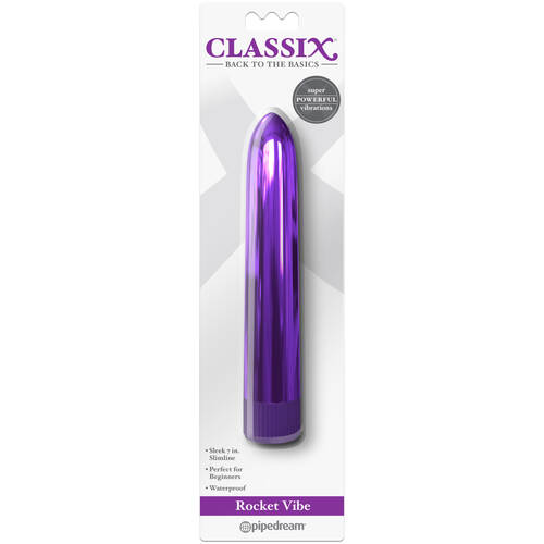 7" Rocket Metallic Vibrator