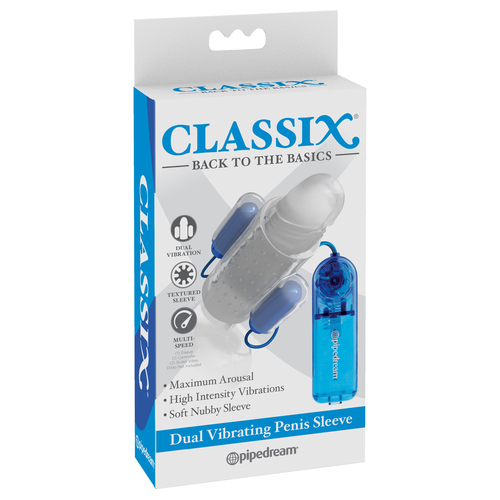 Dual Vibrating Penis Sleeve