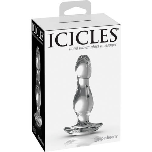 3.6" Glass Butt Plug