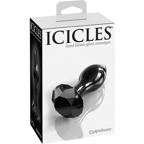 2.9" Diamond Glass Butt Plug