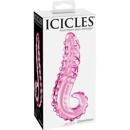 4.5" Studded Glass Dildo