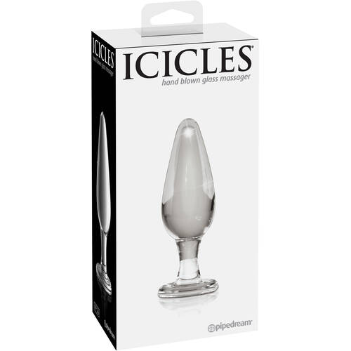 4" Perfect Glass Butt Plug