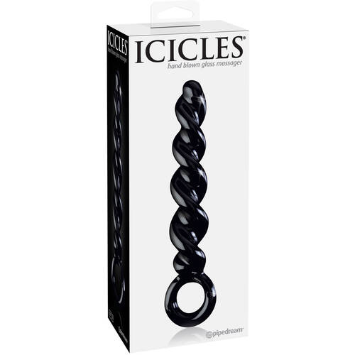6.5" Twisted Glass Dildo
