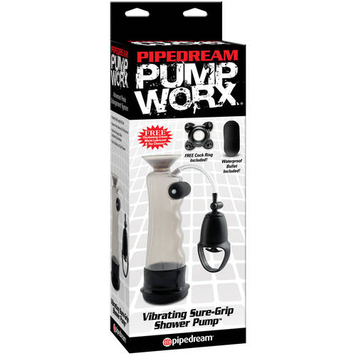 Vibrating Sure Grip Penis Pump