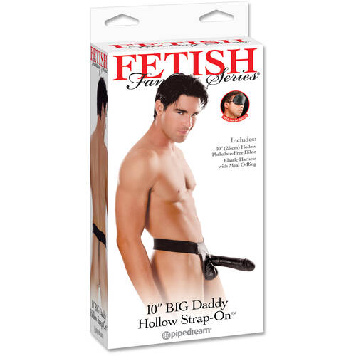 10" Big Daddy Hollow Strap On