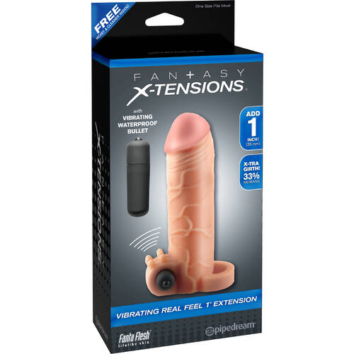 1" Vibrating Real Feel Extension