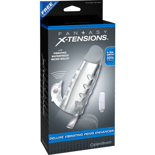 5.5" Deluxe Vibrating Penis Sleeve