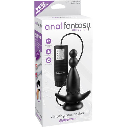 4" Vibrating Anal Anchor Butt Plug