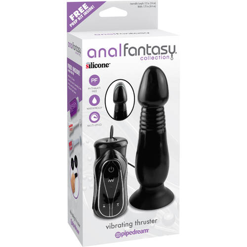 5.5" Vibrating Anal Thruster