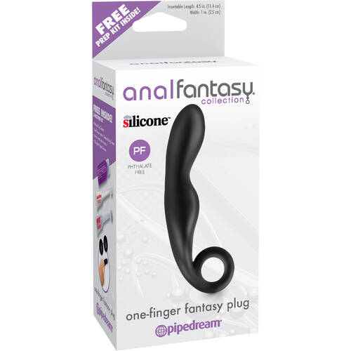 4" One Finger Fantasy Butt Plug