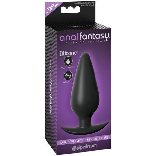 4" Large Weighted Silicone Plug