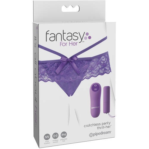 Crotchless Vibrating Panties
