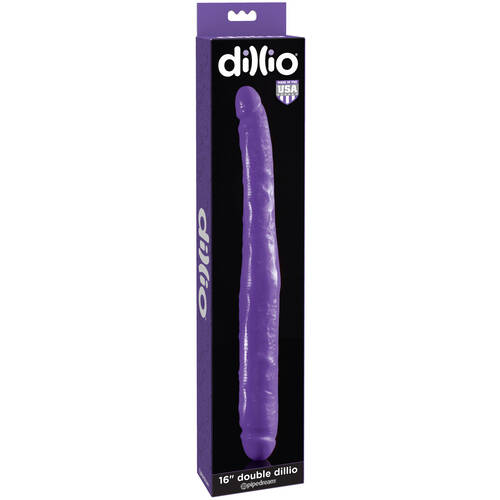 16" Purple Double Dildo
