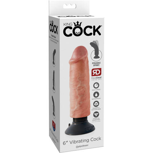 6" Vibrating Cock