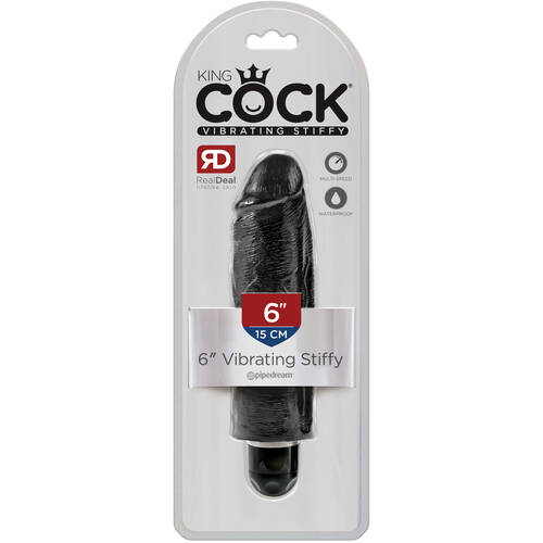 6" Vibrating Stiffy Cock
