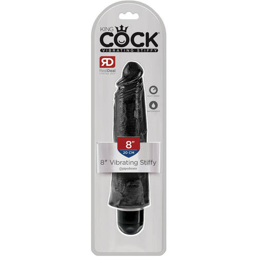 8" Vibrating Stiffy Cock