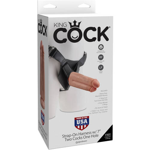 7"  Double Cock Strap-On