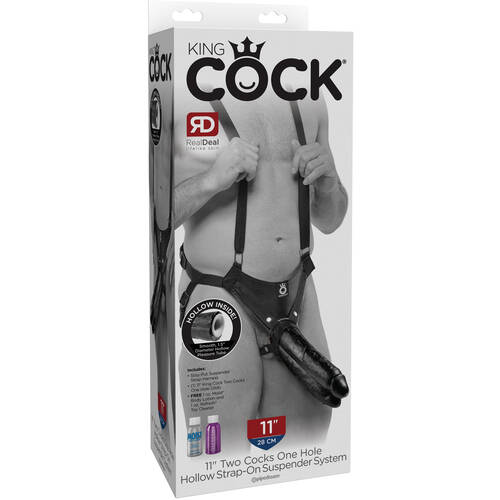 11" Double Cock Strap-On System