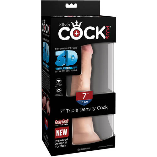 7" Realistic 3D Cock